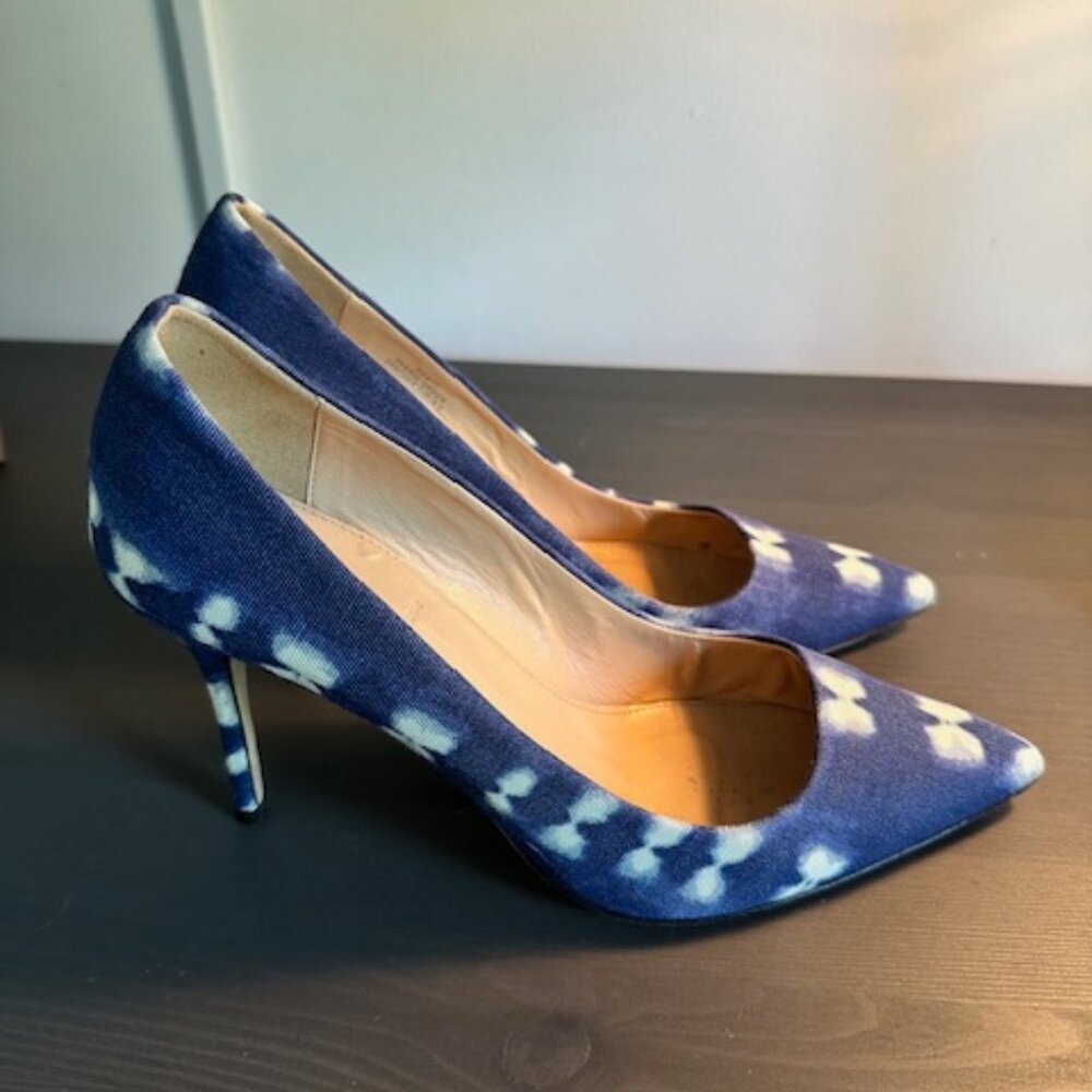 J.CREW Ikat Pattern Heel Shoes - Size 8